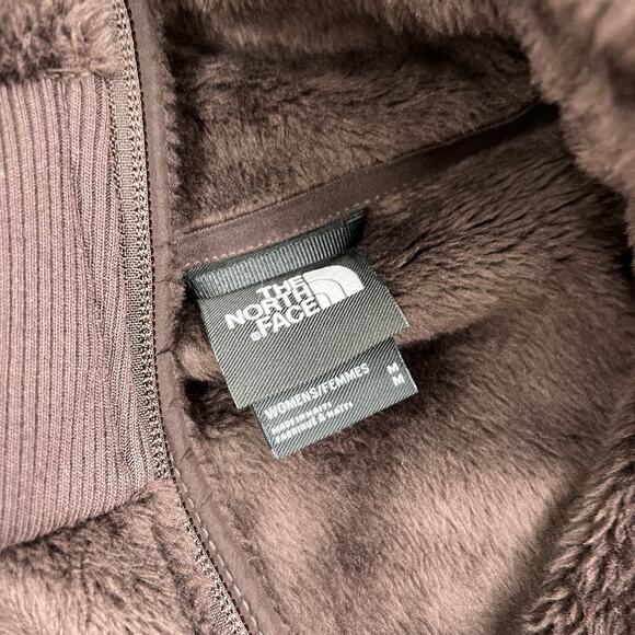 The North Face Jacket Size Medium Womens Luxe Osito Full Zip Coal Brown $130 - Picture 10 of 11